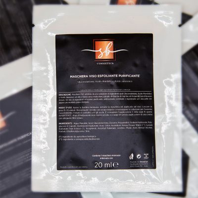 MASCHERA MONOUSO ESFOLIANTE PURIFICANTE